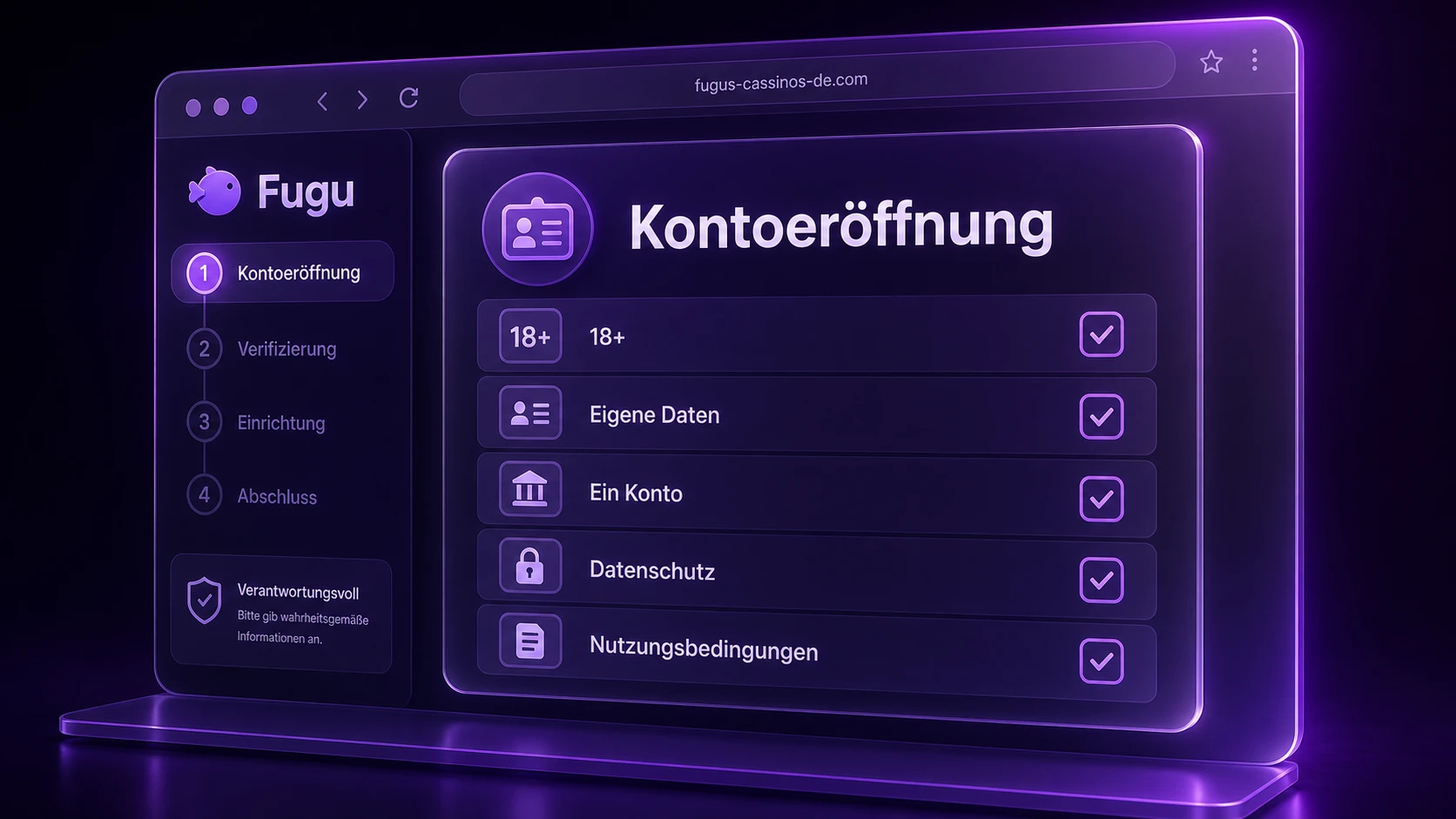 Regeln bei der Kontoeröffnung