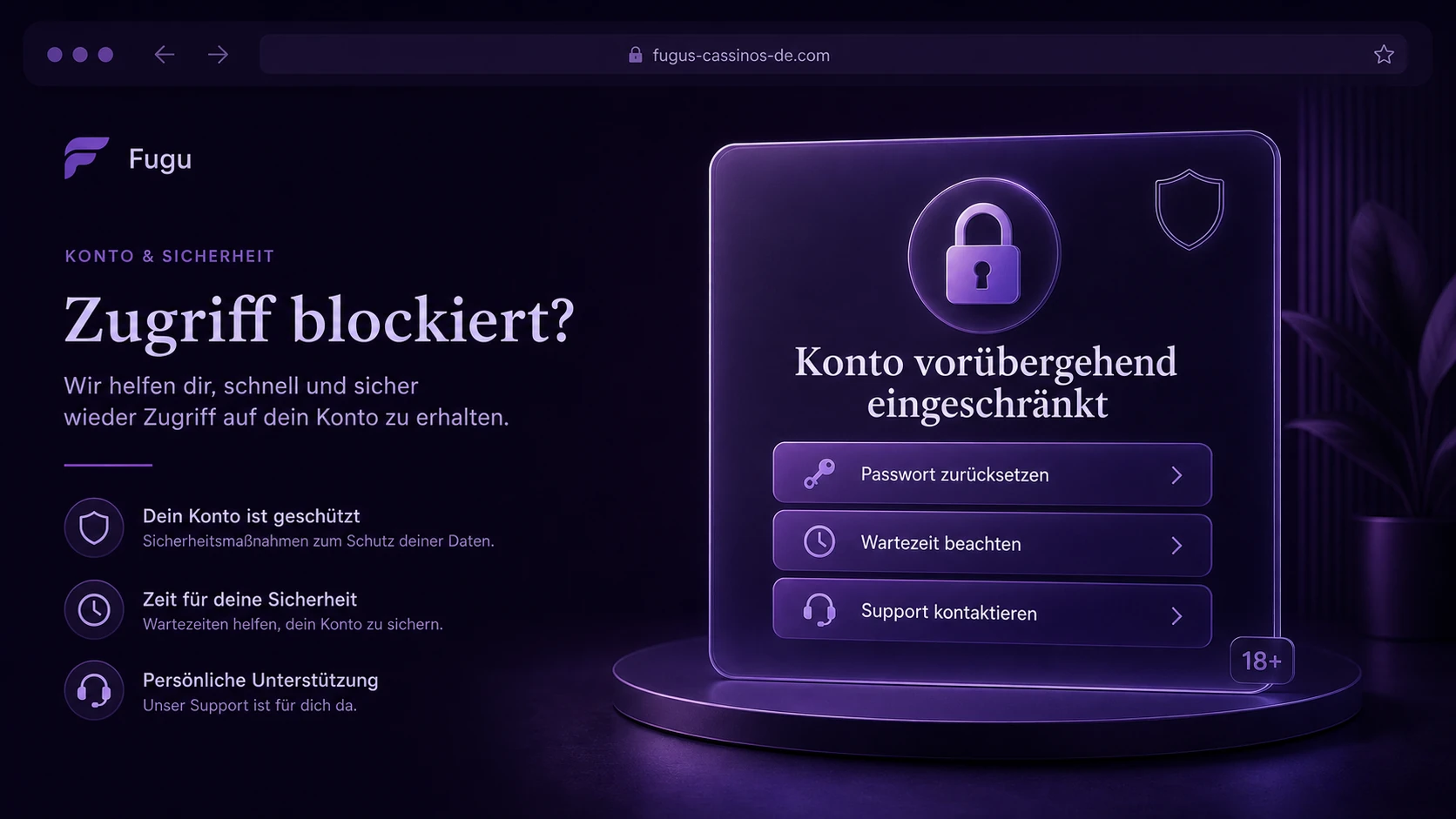 Konto gesperrt oder eingeschränkt