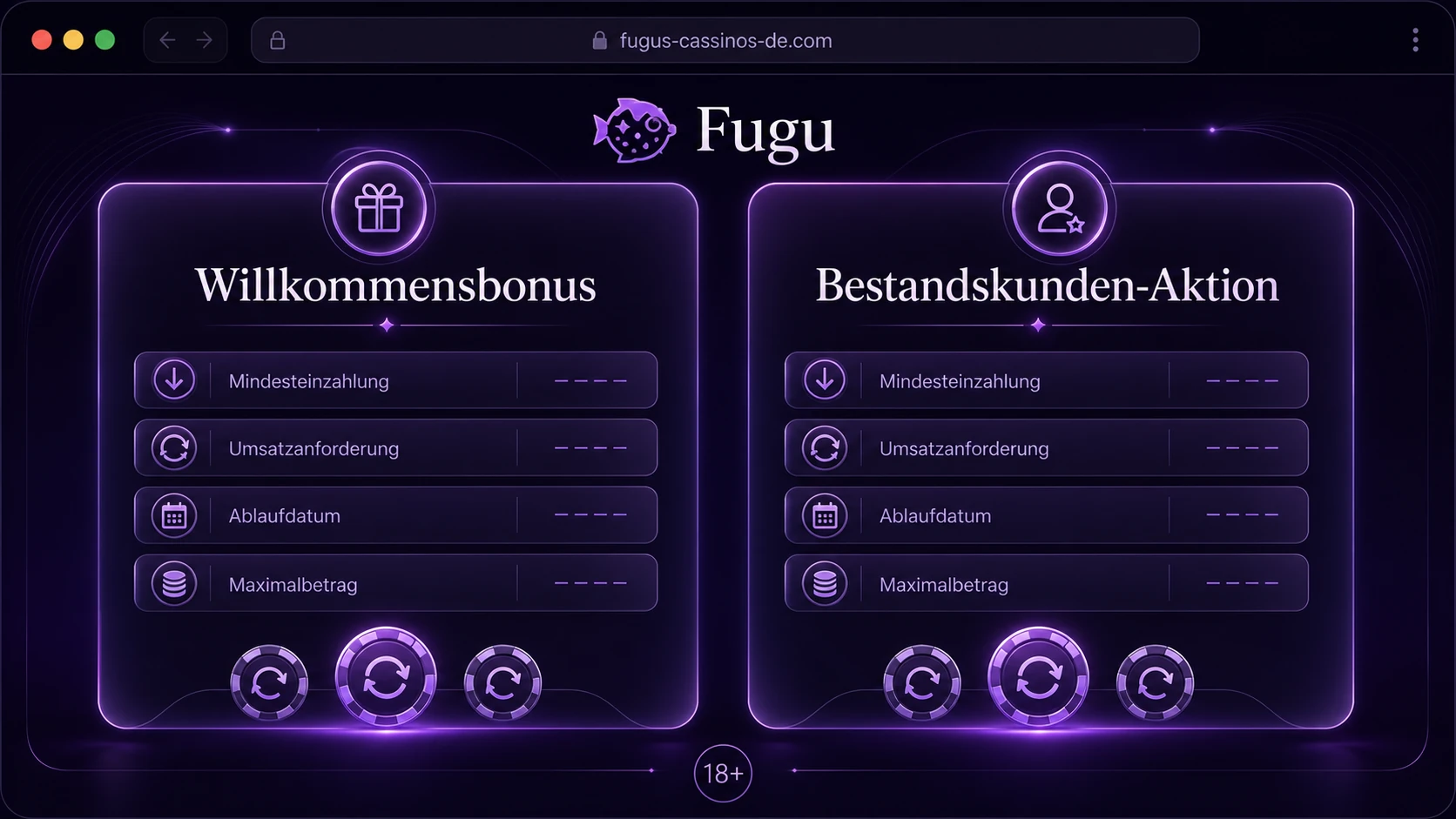 Bonus für neue und bestehende Spieler