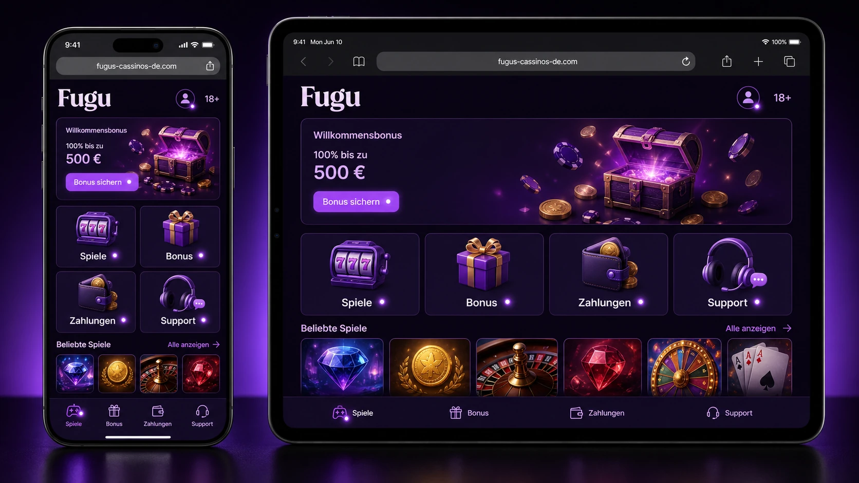 Nutzung auf mobilen Geräten